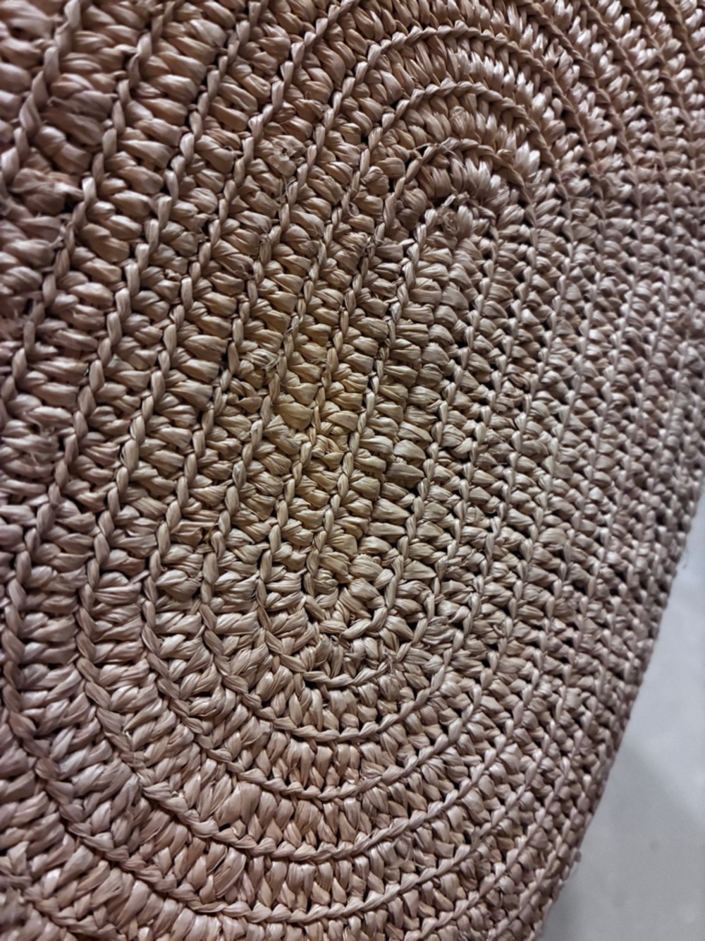 Sezane Farrow Bag Natural Raffia Bucket Bag Leather Strap Paris Summer Woven - Picture 14 of 16
